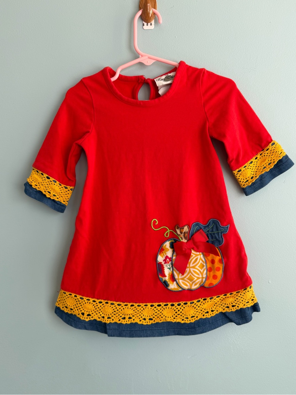 Rare Editions 2T Pumpkin Fall Dress 🎃